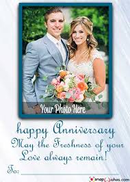wedding anniversary photo frame free