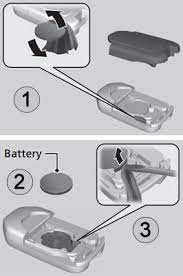 how to change honda cr v remote battery