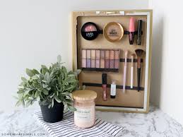 diy makeup organizer from somewhat simple