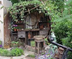 Rustic Country Potting Shed Ideas For