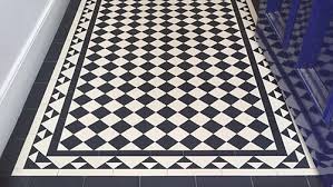Black And White Victorian Floor Tiles