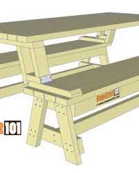 Picnic Tables Free Woodworking Plan Com