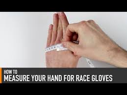 How To Measure Your Hands For Racing Gloves Youtube