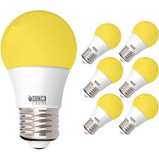 Sunco Lighting A15 Led Bulb Yellow Bug L Buy Online In Belarus At Desertcart