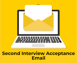 second interview acceptance email sle