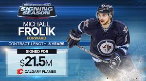 In 512 career nhl games, frolik has 235 points. Flames Sign Centre Frolik To Long Term Deal Sportsnet Ca