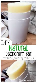 diy natural deodorant bar with organic