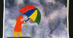 That Artist Woman Rainy Day Watercolour