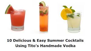 The combo of vodka, ginger beer and lime juice has joined the canon of classic cocktails for its spicy and tart taste, just perfect for a summer afternoon. 10 Delicious Easy Summer Cocktails Using Tito S Handmade Vodka