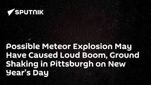 Possible Meteor Explosion May Have ...