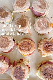 meal prep breakfast sandwiches easy