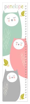 Personalized Owl Growth Chart