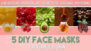 5 diy face masks for flawless skin