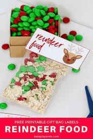 These gift bags are not recommended for items that are extremely tall and/or heavy. Reindeer Food Free Christmas Printable Gift Bag Bake Play Smile