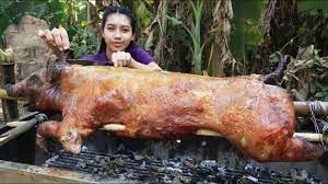 yummy cooking roasted pig bbq recipe