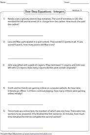 Addition And Subtraction Integers