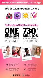 ar technology is the bridge between selfie makeovers and real life allowing users to discover beauty try learn share and all within the youcam apps