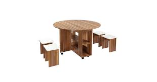 About folding dining table and chairs stowaway drop leaf dining. Wooden Folding Dining Table And 4 Chairs Set Round Table With Wheels Matt Blatt