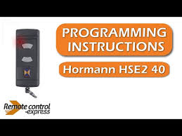 hormann hsm4 26 975 mhz remote control
