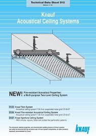 knauf acoustical ceiling systems