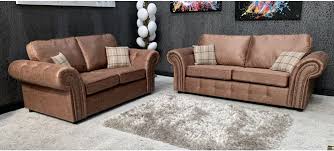 oakland fabric sofa set 3 2 seater