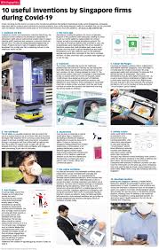 Check out top news from singapore and around the world. 10 Useful Inventions By Singapore Firms During Covid 19 Infographics The Business Times