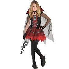 Une large sélection de déguisements d'halloween pour enfant. Deguisement Vampire Sombre Fille Costume D Halloween Fille Deguisement Vampire Enfant Deguisement Vampire