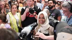 She's one of only two muslim women ever elected to congress. Ilhan Omar Gets Standing Ovation At Town Hall After Trump Attacks Abc News