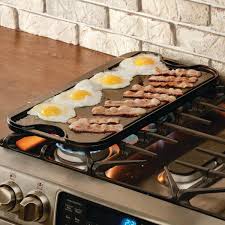 Cast Iron Reversible Stovetop Griddle
