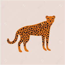 Life drawings can be left unfinished, start over if the leopard changes its pose. Cartoon Cheetah Or Leopard Illustration Safari Wild Animal Abstract Royalty Free Cliparts Vectors And Stock Illustration Image 144901789