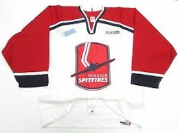 Details About Windsor Spitfires Authentic Ohl White Pro Ccm Hockey Jersey Size 54