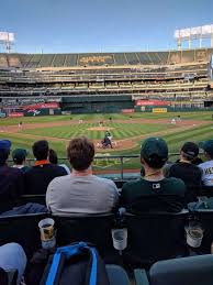 oakland coliseum section 117 home of