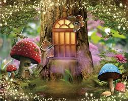 Fairy Tale Wonderland Mushroom Tree