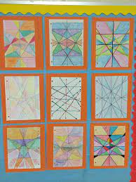Linear Equations Stained Glass Window