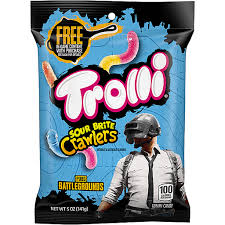 trolli sour brite crawlers chewy and