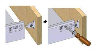 how to attach a drawer front and adjust
