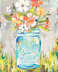 Ball Jar Print Katie Daisy Art