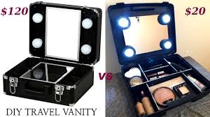diy make up travel vanity mirror with