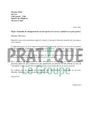 Cette lettre de motivation doit compléter votre cv. Lettre De Demande De Changement De Service Pratique Fr