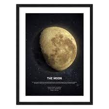 The Moon Framed Printed Wall Art