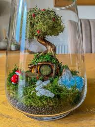 hobbit terrarium moss terrarium fairy