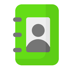 contact generic flat icon