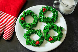 cornflake wreaths christmas cookies recipe