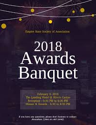 Awards Banquet Event Invitation Flyer Template Postermywall