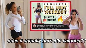 chloe ting s 500 calorie burn workout
