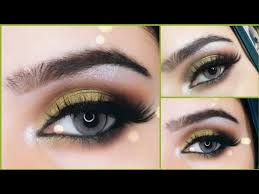 green eye makeup tutorial for mehndi