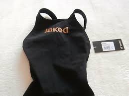 Jaked Womens Donna Comp Suit Open Back Kneesuit Blk Size 20