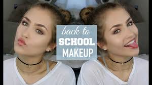back to makeup tutorial glowy