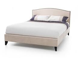 super kingsize cream fabric bed frame