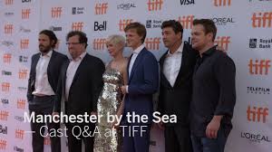 A depressed uncle is asked to take care of his teenage nephew after the boy's father dies. Manchester By The Sea Cast Q A Matt Damon Michelle Williams Casey Affleck Tiff 2016 Youtube